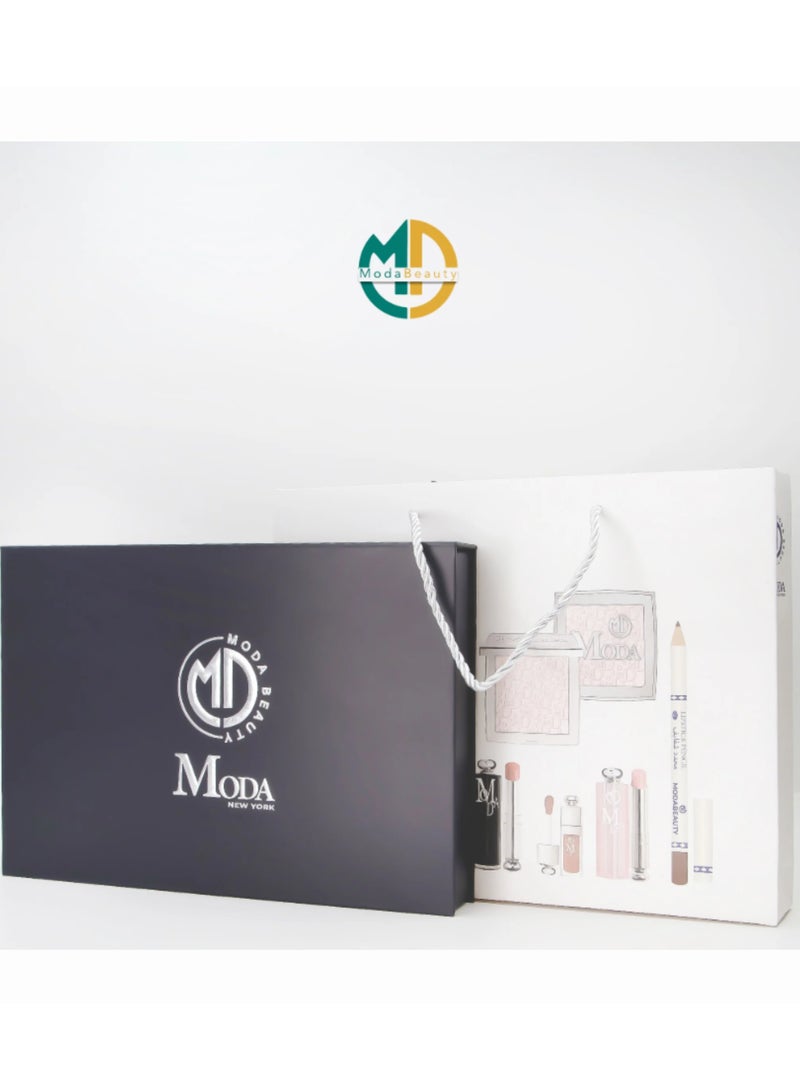 MODA BEAUTY Mini Moda Box – Complete Luxury Makeup Set (7 Pieces) - Image 4